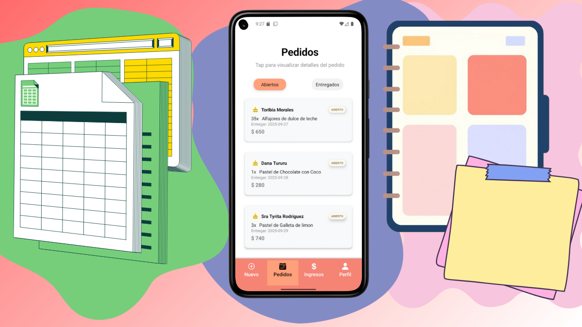 Plantilla de Pedido para Pastelería: ¿Excel, App o Papel? Guía 2025